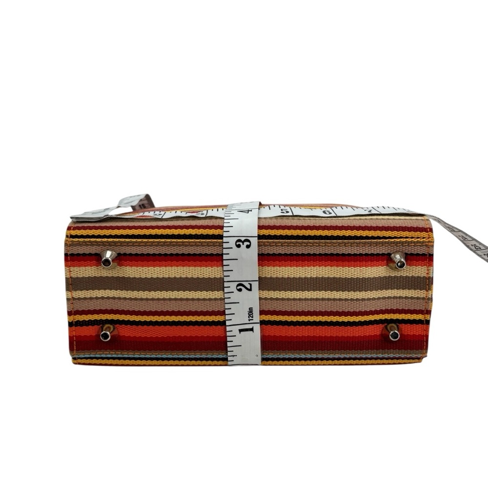 Kate Spade Westchester Fiesta Stripe Small Canvas Tote Vintage Y2K - Picture 10 of 10